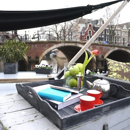 Houseboat Prinsheerlijk Hotell Amsterdam Rom bilde