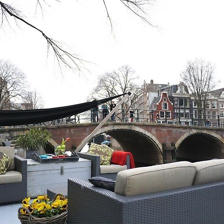 Houseboat Prinsheerlijk Hotell Amsterdam Rom bilde