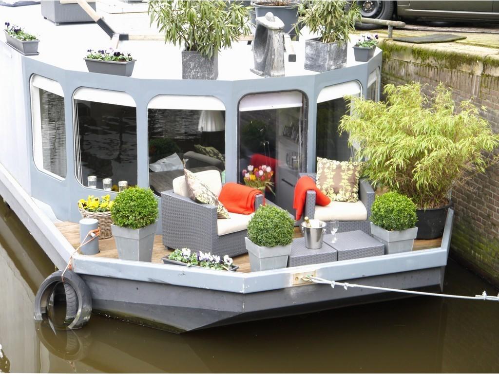 Houseboat Prinsheerlijk Hotell Amsterdam Rom bilde