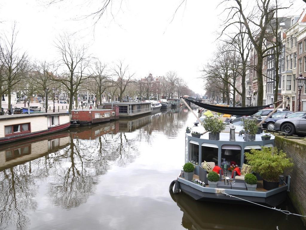 Houseboat Prinsheerlijk Hotell Amsterdam Rom bilde